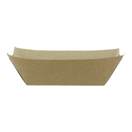 Barqueta Cartolina Kraft-Kraft 10,6x7,3x4,5cm 350ml (1000 Uds)