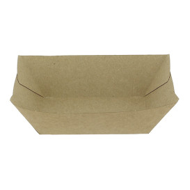 Barqueta Cartolina Kraft-Kraft 10,6x7,3x4,5cm 350ml (1000 Uds)