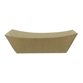 Barqueta Cartolina Kraft-Kraft 12,2x8x5,5cm 525ml (600 Uds)