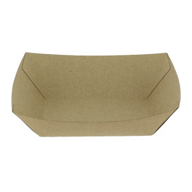 Barqueta Cartolina Kraft-Kraft 12,2x8x5,5cm 525ml (25 Uds)