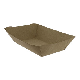 Barqueta Cartolina Kraft-Kraft 15,5x9x5,5cm 780ml (450 Uds)