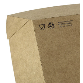 Barqueta Cartolina Kraft-Kraft 15,5x9x5,5cm 780ml (450 Uds)