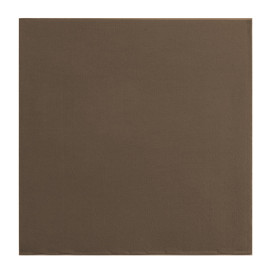 Guardanapos Papel Ponta Ponta Marrom 25x25cm (50 Uds)