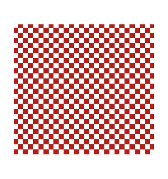 Papel Anti-Gordura “Vichy” Vermelho 28x31 cm (1000 Uds) Papel Anti-Gordura “Vichy” Vermelho 28x31 cm (1000 Uds)