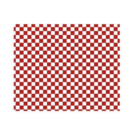 Papel Anti-Gordura “Vichy” Vermelho 20x24,5 cm (1.000 Uds)