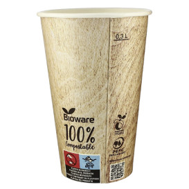 Copo de Cartão Bio 12oz/384ml Ø8,0cm (1100 Uds)