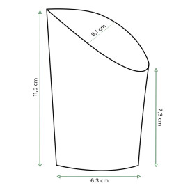 Copo Descartavel Anti-Gordura Efeito Kraft Medio (1320 Uds)