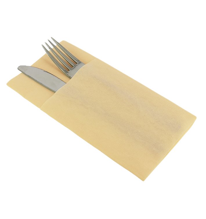 Guardanapos Kanguro Airlaid Creme 40x40cm (30 Uds) Guardanapos Kanguro Airlaid Creme 40x40cm (30 Uds)