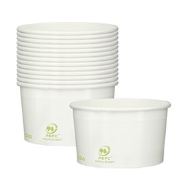 Taça de Cartão Ecologica para Gelados 100ml (65 Uds)