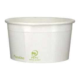 Taça de Cartão Ecologica para Gelados 175ml (50 Uds)