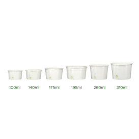 Taça de Cartão Ecologica para Gelados 310ml (50 Uds)