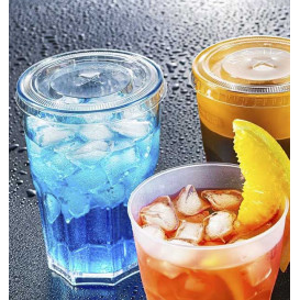 Copo Plastico "Frost" Laranja PP 350ml (20 Uds)