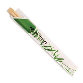 Pauzinhos em Bambu Individuais 200mm 