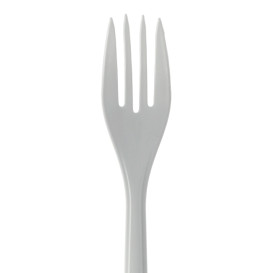 Garfo reutilizável PP Mineral "Hercules" Branco 185mm (1.000 Uds)
