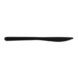 Faca reutilizável PP Mineral "Hercules" Preto 185mm (1.000 Uds)