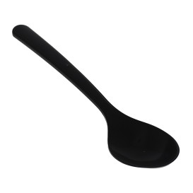 Colher reutilizável PP Mineral "Hercules" Preto 185mm (1.000 Uds)