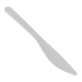 Faca reutilizável PP Mineral "Hercules" Branco 185mm (50 Uds)