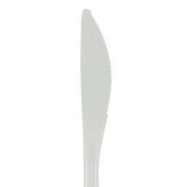 Faca reutilizável PP Mineral "Hercules" Branco 185mm (50 Uds)