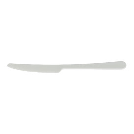 Faca reutilizável PP Mineral "Gaia" Branco 197mm (10 Uds)