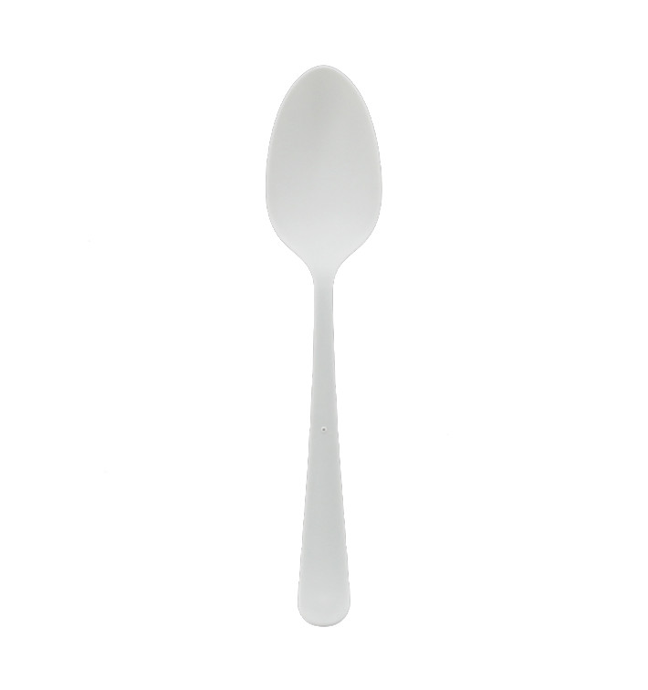Colher reutilizável PP Mineral "Gaia" Branco 190mm (200 Uds) Colher reutilizável PP Mineral "Gaia" Branco 190mm (200 Uds)