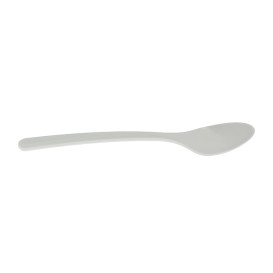 Mini Colher reutilizável PP Mineral "Hercules" Branco 130mm (1.000 Uds)