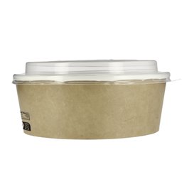 Terrina de Cartão Kraft Con Tampa PP 33Oz/1000ml (25 Uds) 