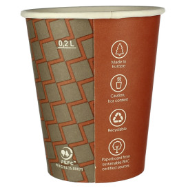 Copo de Cartão Cupmatic 9Oz/280ml Ø8,0cm (50 Uds)