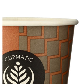 Copo de Cartão Cupmatic 6Oz/192ml Ø7,0cm (100 Uds)