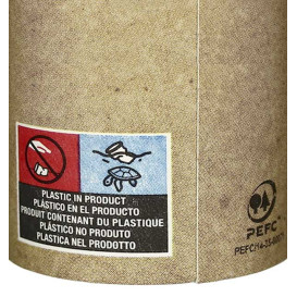 Copo de Cartão 12Oz/360 ml Kraft Ø7,2cm (1.100 Uds)
