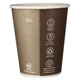 Copo de Cartão "Specialty to go" 9Oz/270ml Ø8,0cm (1000 Uds)