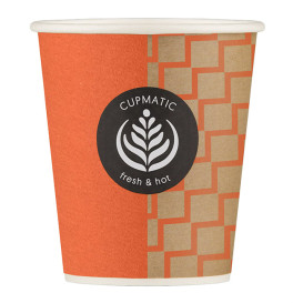 Copo de Cartão Cupmatic 8Oz/210ml Ø7,0cm (2.500 Uds)