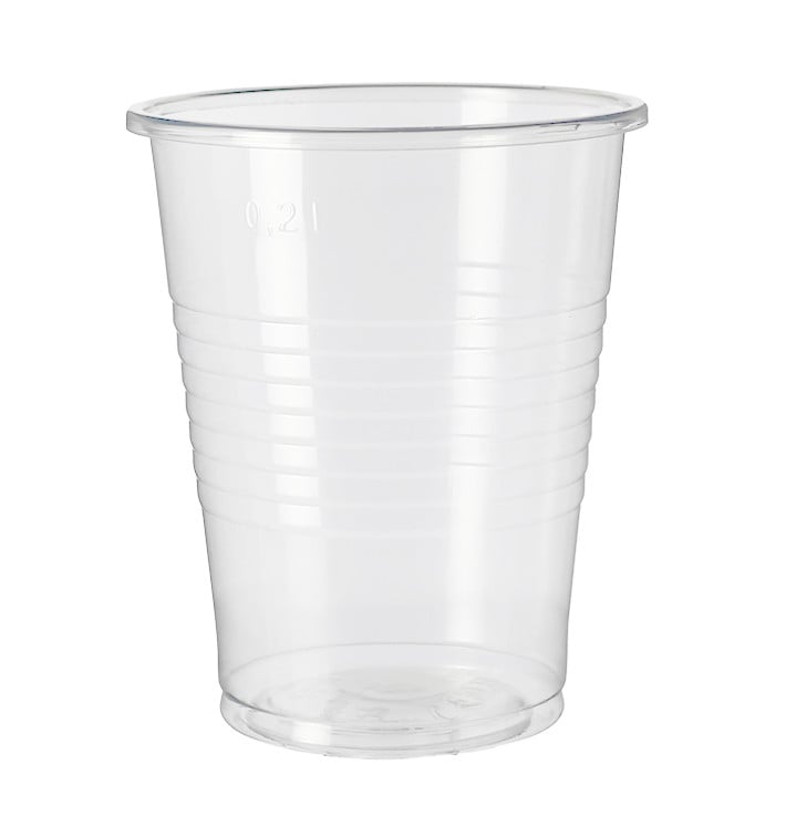 Copo de Plastico PP Transparente 240ml Ø7,34cm (2.000 Uds) Copo de Plastico PP Transparente 240ml Ø7,34cm (2.000 Uds)
