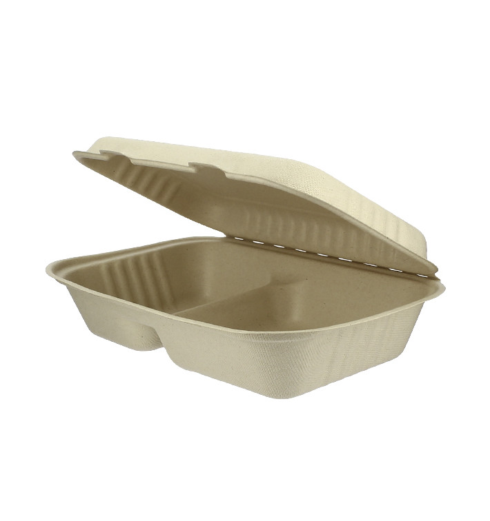 Embalagem Bio Cana-de-açúcar 2C 225x165x64mm (500 Uds) Embalagem Bio Cana-de-açúcar 2C 225x165x64mm (500 Uds)