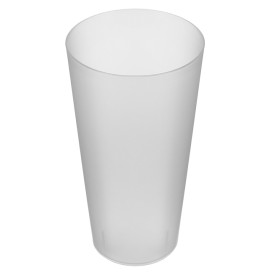 Copo Reutilizável Plastico PP Translúcido 400ml (490 Uds)