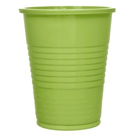 Copo de Plástico PS Verde 200 ml Ø7cm (50 Uds)