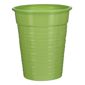 Copo de Plástico PS Verde 200 ml Ø7cm (50 Uds)