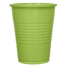 Copo de Plástico PS Verde 200 ml Ø7cm (50 Uds)
