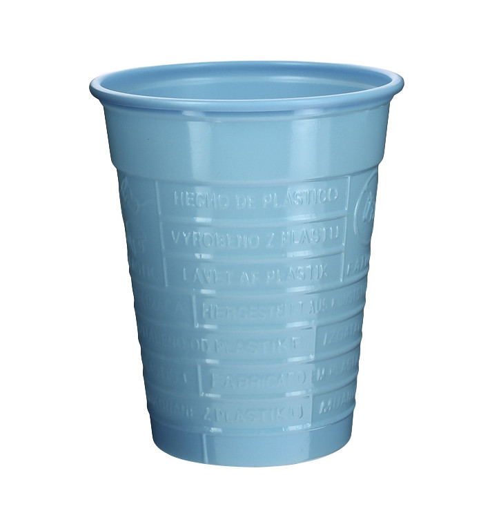 Copo de Plástico PS Azul Claro 200ml Ø7cm (50 Uds) Copo de Plástico PS Azul Claro 200ml Ø7cm (50 Uds)