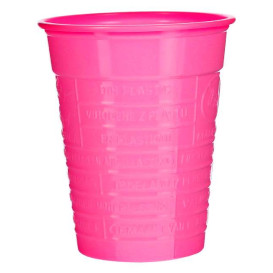 Copo de Plástico PS Fucsia 200 ml Ø7cm (1.500 Uds)