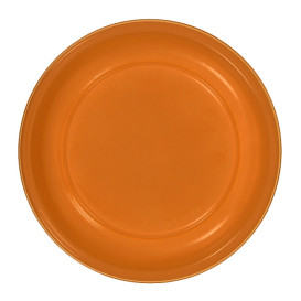 Prato Profundo Reutilizável Económico PS Laranja Ø20,5cm (25 Uds)
