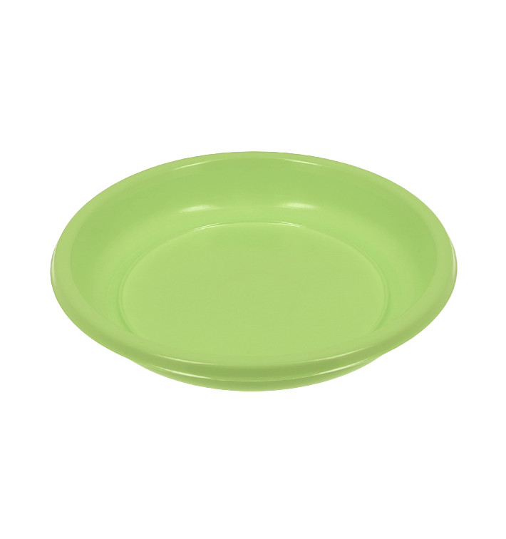 Prato Profundo Reutilizável Económico PS Verde Lima Ø20,5cm (25 Uds) Prato Profundo Reutilizável Económico PS Verde Lima Ø20,5cm (25 Uds)