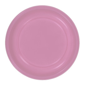 Prato Profundo Reutilizável Económico PS Rosa Ø20,5cm (150 Uds)