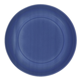Prato Profundo Reutilizável Económico PS Azul Escuro Ø20,5cm (150 Uds)
