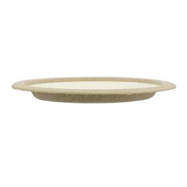 Prato de Bagaço Biodegradável Branco Ø22,5cm (10 Uds)