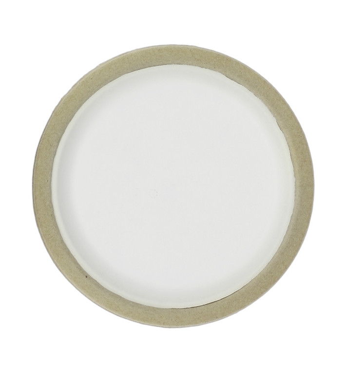 Prato de Bagaço Biodegradável Branco Ø22,5cm (10 Uds) Prato de Bagaço Biodegradável Branco Ø22,5cm (10 Uds)