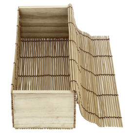 Embalagem de Bambu para sushi 23x8x6cm (24 Uds)