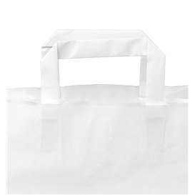 Saco Papel Kraft Branco Asas 100g/m² 22+11x27cm (25 Uds)