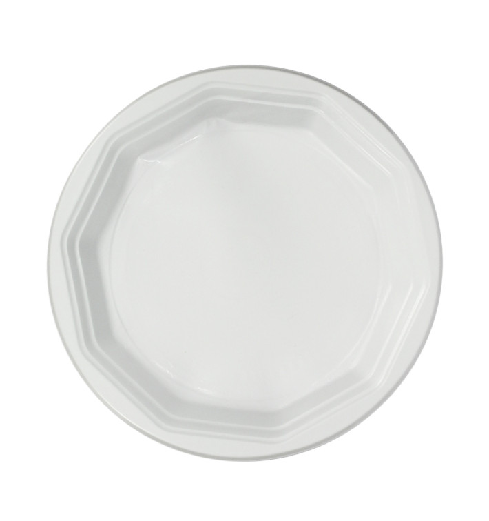 Prato Reutilizável PP "Deka" Fundo Branco 220mm (33 Uds) Prato Reutilizável PP "Deka" Fundo Branco 220mm (33 Uds)