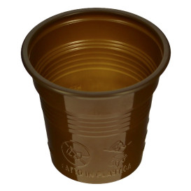 Copo de Plastico PS Marrom 80ml Ø5,7cm (2400 Unidades)