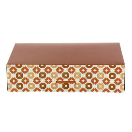 Caixa Bombons e Doces Coral 18,5x12,5x5cm (100 Uds)